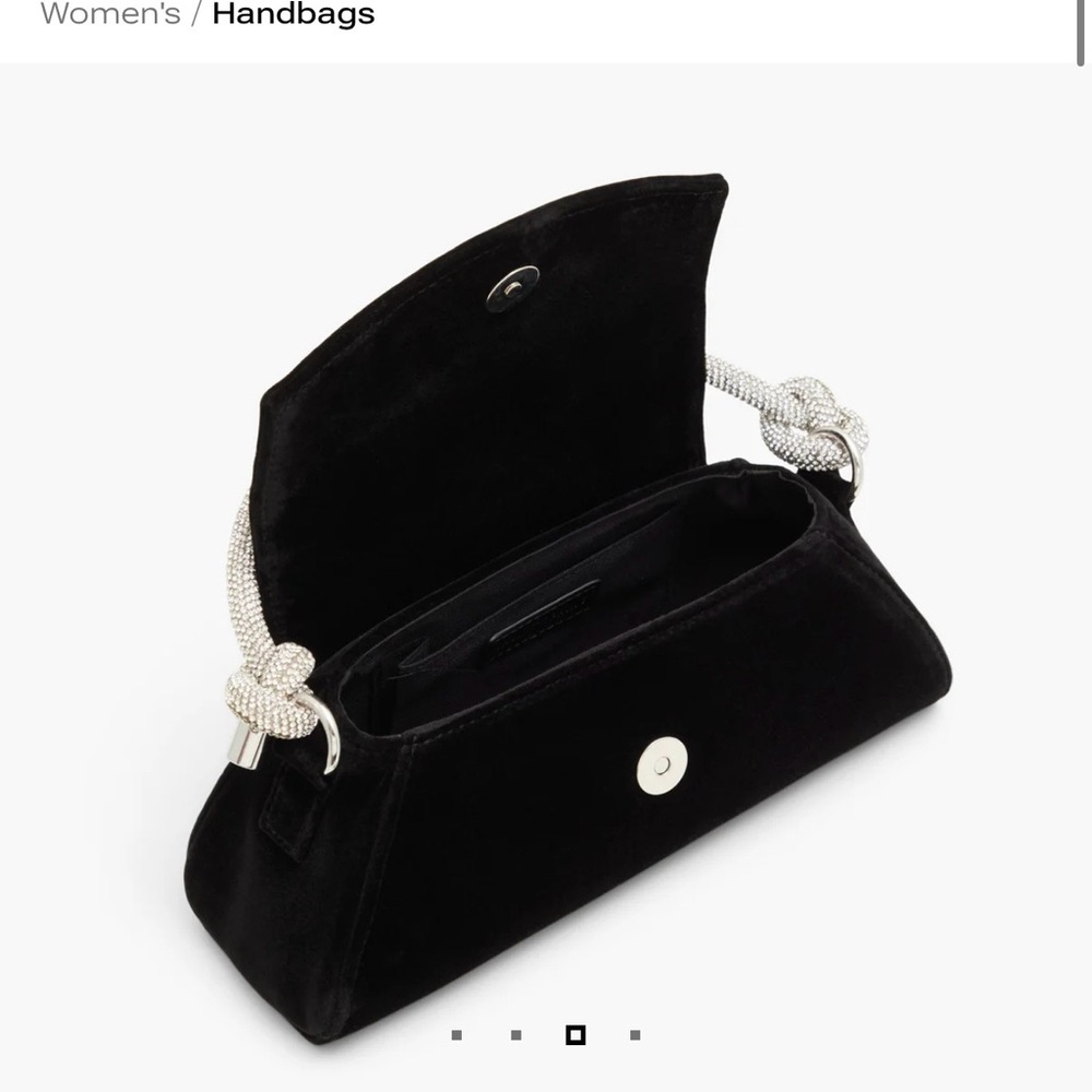 Call It Spring Black Mini Bag with Silver Handle - Picture 2 of 4